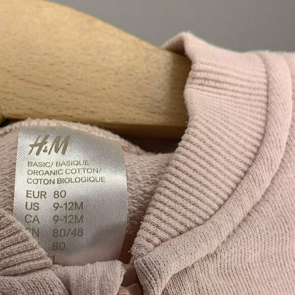 H&M Pink Zipper Sweatshirt - Picture 3 of 4